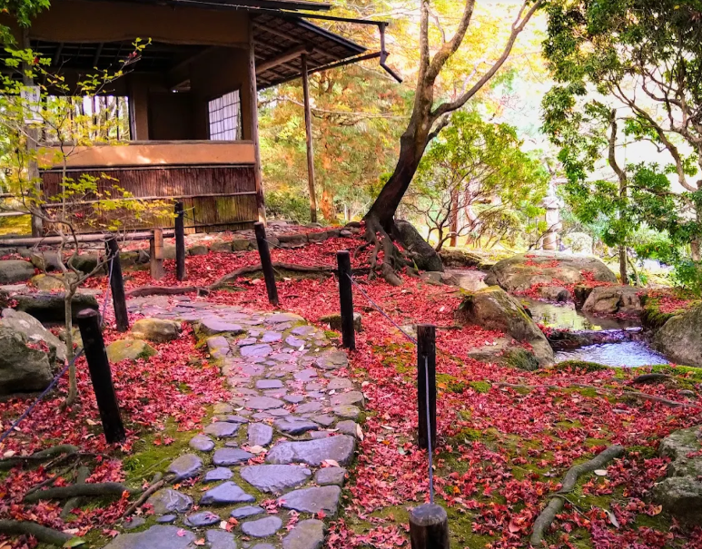 旧竹林院の庭園